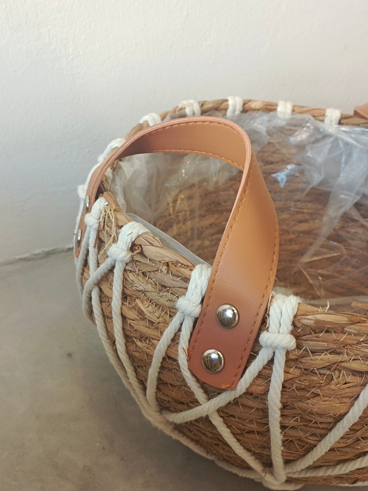 MACRAME leather strap