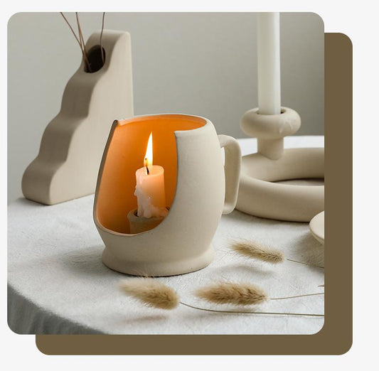 CERAMIC Candle Holder